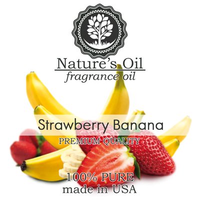 Аромамасло Nature's Oil - Strawberry Banana, 5 мл NO72