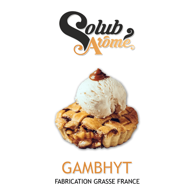 Ароматизатор Solub Arome - Gambhyt (Яблочный пирог с ванильным пломбиром и сливками), 5 мл SA059