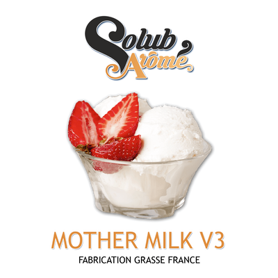 Ароматизатор Solub Arome - Mother Milk v3 (Сочная клубника с ванильным мороженым), 5 мл SA089