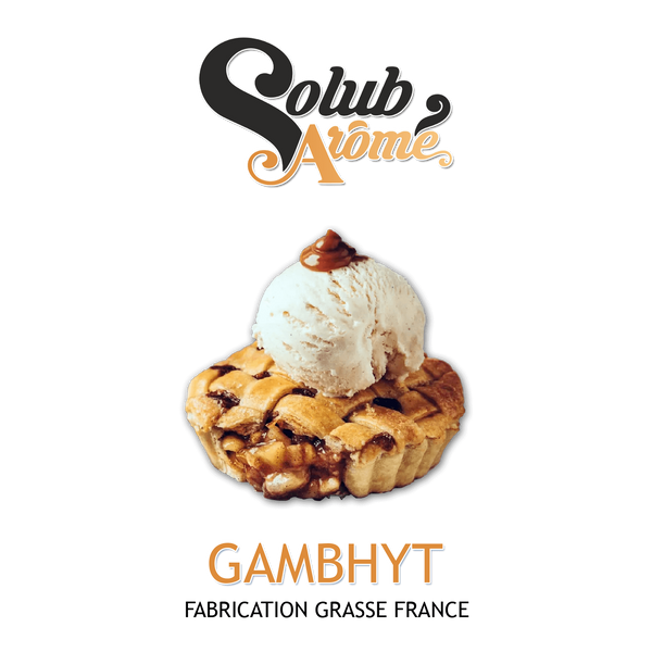 Ароматизатор Solub Arome - Gambhyt (Яблучний пиріг з ванільним пломбіром та вершками), 5 мл SA059