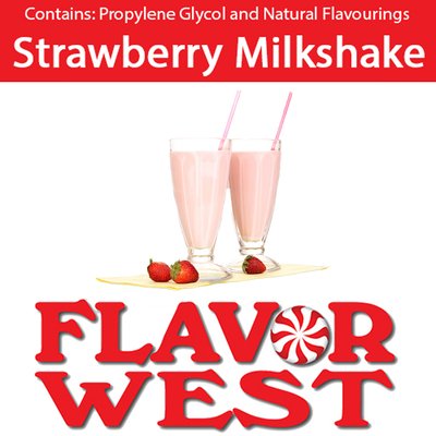 Ароматизатор FlavorWest - Strawberry Milkshake (Полуничний милкшейк), 10 мл FW124