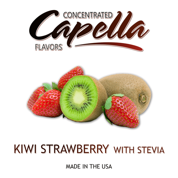 Ароматизатор Capella - Kiwi Strawberry with Stevia (Ківі з Полуницею), 5 мл CP100