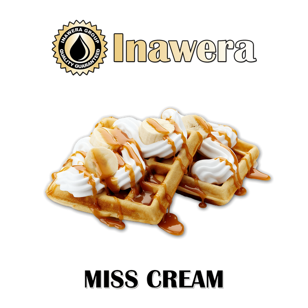 Ароматизатор Inawera - Miss Cream (Вафлі з кремом), 5 мл INW065