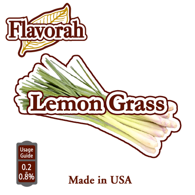 Ароматизатор Flavorah - Lemon Grass (Лемонграс), 5 мл FLV52