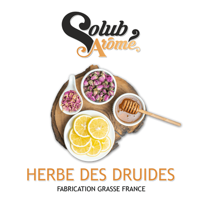 Ароматизатор Solub Arome - Herbe des druides (Мікс трав з м'яким лимонним смаком із домішкою меду), 10 мл SA067