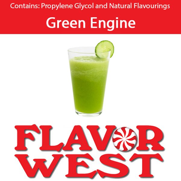 Ароматизатор FlavorWest - Green Engine (Освіжаючий м'ятний напій), 5 мл FW071
