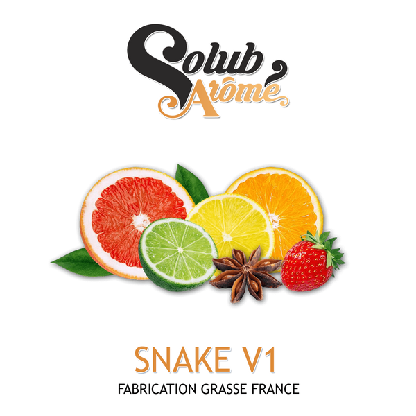 Ароматизатор Solub Arome - Snake v1 (Полуниця, лимон, грейпфрут та аніс), 5 мл SA111