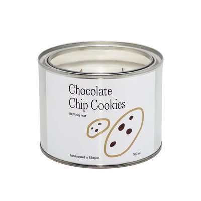 Ароматична свічка Chocolate Chip Cookies (Печиво з шоколадом), 500 мл RR003