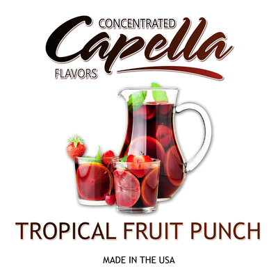 Ароматизатор Capella SilverLine - Tropical Fruit Punch (Тропічний пунш), 10 мл CSL13