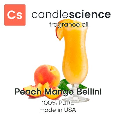 Аромамасло CandleScience - Peach Mango Bellini (Беллини с персиком и манго), 5 мл CS044