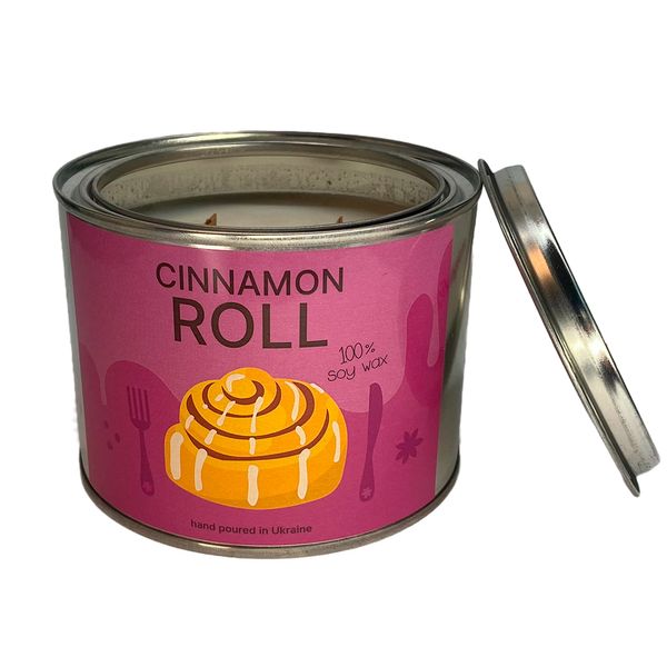 Ароматическая свеча Cinnamon Roll (Булочка с корицей), 500 мл RR004