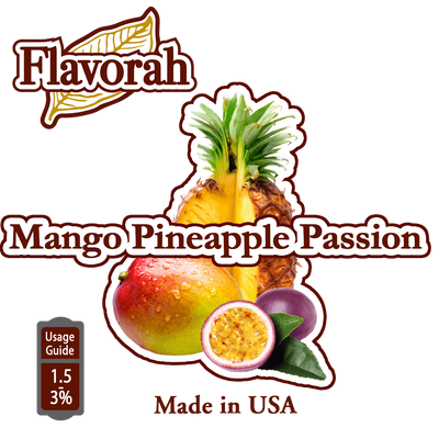 Ароматизатор Flavorah - Mango Pineapple Passion (Манго, Маракуя, Ананас), 30 мл FLV53