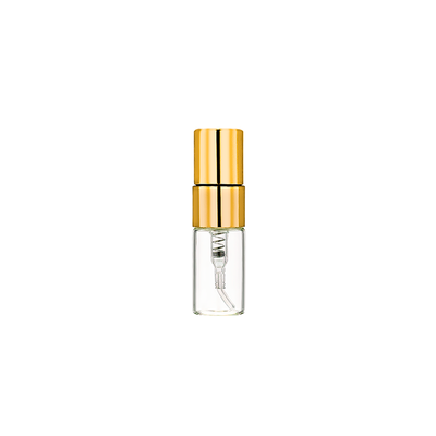 Стеклянный флакон спрей для парфюмерии Золотой, 2 мл PG02-G