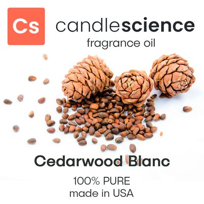 Аромамасло CandleScience - Cedarwood Blanc (Белый кедр), 5 мл CS070