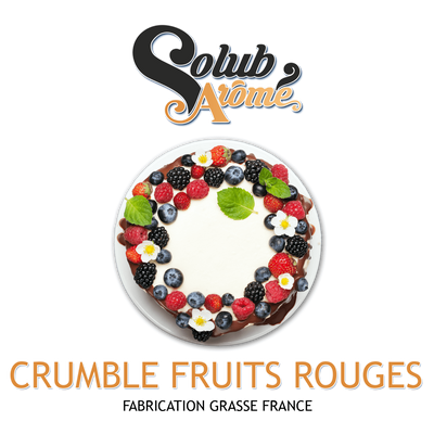 Ароматизатор Solub Arome - Crumble Fruits rouges (Малино-ягідний пиріг), 10 мл SA042