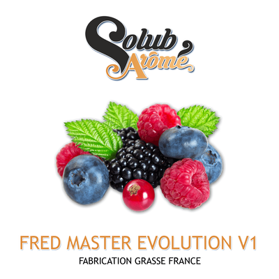 Ароматизатор Solub Arome - Fred Master Evolution v1 (Ожовично смородиновий мікс з доповненням лісових ягід), 10 мл SA052