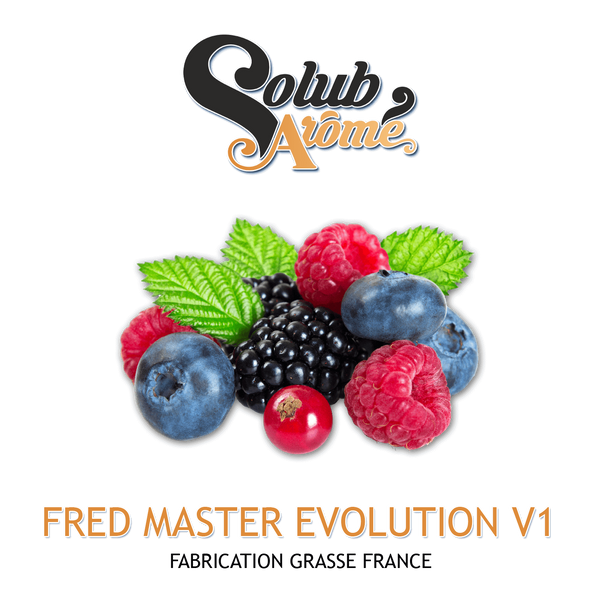 Ароматизатор Solub Arome - Fred Master Evolution v1 (Ожовично смородиновий мікс з доповненням лісових ягід), 5 мл SA052