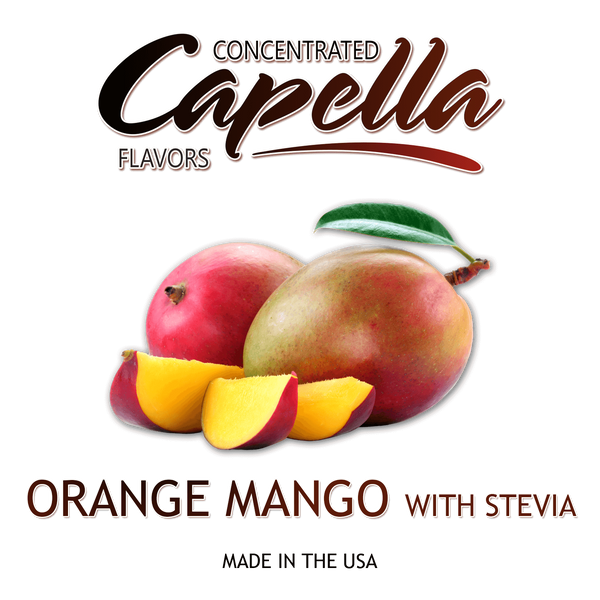 Ароматизатор Capella - Orange Mango with Stevia (Помаранчевий Манго зі Стевією), 5 мл CP117