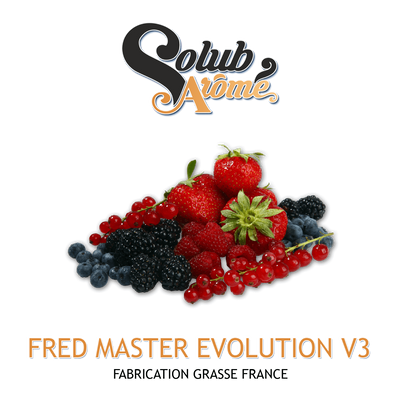 Ароматизатор Solub Arome - Fred Master Evolution v3 (Мікс лісових ягід з яскравими нотками чорної смородини), 100 мл SA053