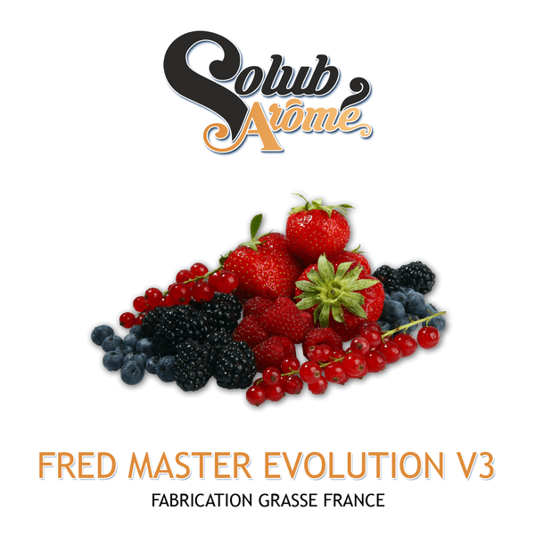 Ароматизатор Solub Arome - Fred Master Evolution v3 (Мікс лісових ягід з яскравими нотками чорної смородини), 5 мл SA053