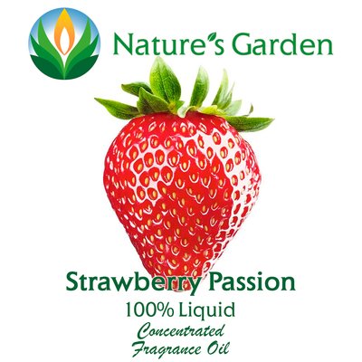 Аромамасло Nature's Garden - Strawberry Passion (Клубничная сладкая вата), 5 мл
