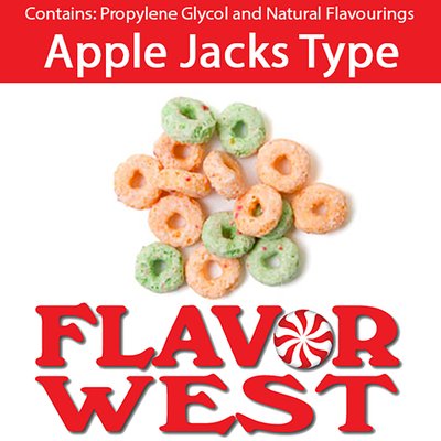 Ароматизатор FlavorWest - Apple Jacks Type (Яблучні кільця), 30 мл FW004
