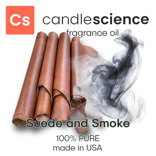 Аромаолія CandleScience - Suede and Smoke (Замша і дим), 5 мл CS059
