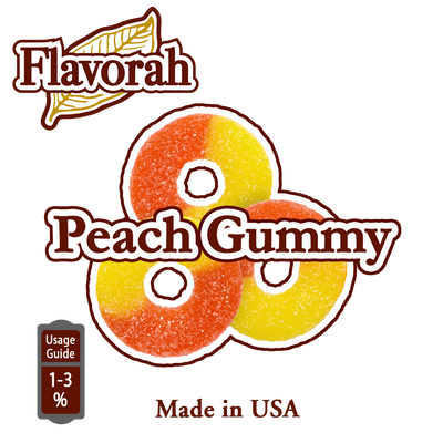Ароматизатор Flavorah - Peach Gummy (Персикові желейки), 5 мл FLV55