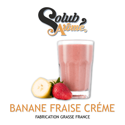 Ароматизатор Solub Arome - Banane fraise crème (Бананово-клубничный крем), 5 мл SA004