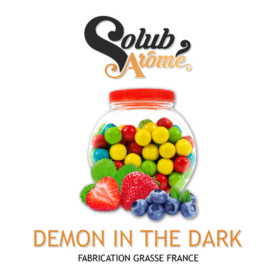 Ароматизатор Solub Arome - Demon In The Dark (Чорниця, полуниця та жуйка), 10 мл SA044