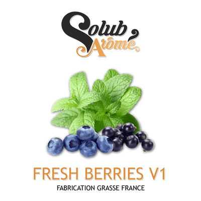 Ароматизатор Solub Arome - Fresh Berries v1 (Чорнично смородиновий мікс з доповненням м'яти та ментолу), 1л SA054