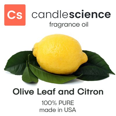 Аромамасло CandleScience - Olive Leaf and Citron (Оливковый лист и цитрон), 5 мл CS073
