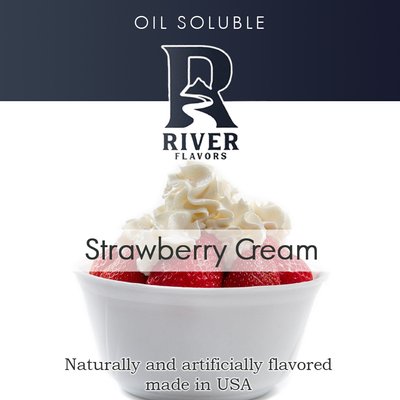 Аромамасло River - Strawberry Cream (Клубника в сливках), 10 мл RV05