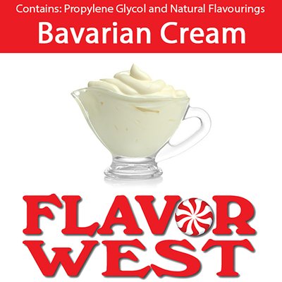 Ароматизатор FlavorWest - Bavarian Cream (Баварский крем), 10 мл FW009