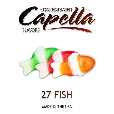 Ароматизатор Capella SilverLine - 27 Fish (Цукерка з червоної лакриці та малини), 30 мл CSL02