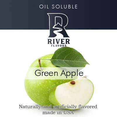 Аромамасло River - Green Apple (Хрустящее зеленое яблоко), 10 мл RV02