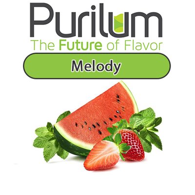 Ароматизатор Purilum - Melody (Мікс з кавуна та полуниці з м'ятною ноткою), 50 мл PU021