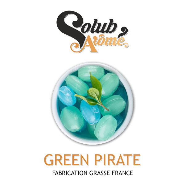 Ароматизатор Solub Arome - Green Pirate (М'ятна цукерка), 5 мл SA065