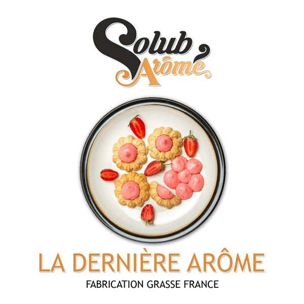 Ароматизатор Solub Arome - La dernière Arôme (Полуничне цукрове печиво з вершками), 5 мл SA075