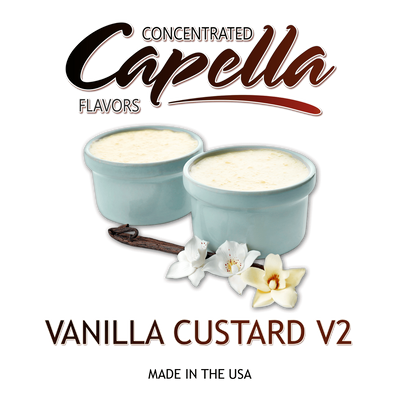 Ароматизатор Capella - Vanilla Custard V2 (Ванільний Крем), 5 мл CP175
