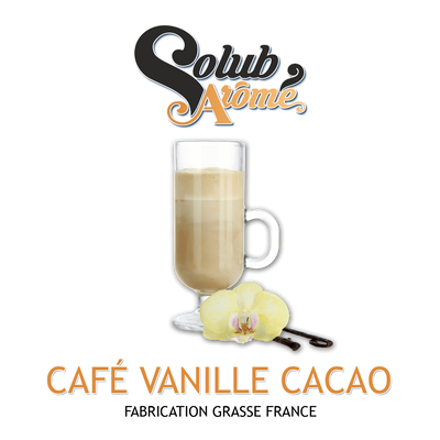 Ароматизатор Solub Arome - Café vanille cacao (Заварна кава з нотками ванілі та какао), 100 мл SA016