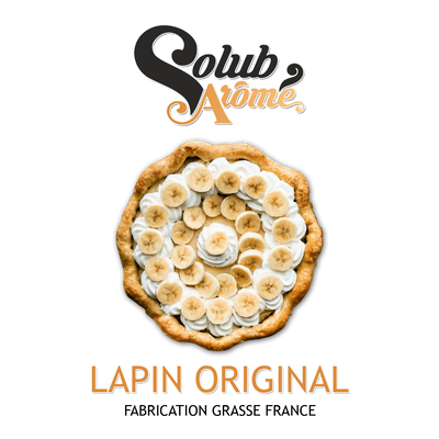 Ароматизатор Solub Arome - Lapin original (Печенье со сливочным бананом), 5 мл SA076