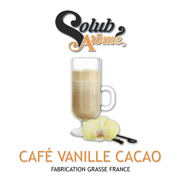 Ароматизатор Solub Arome - Café vanille cacao (Заварна кава з нотками ванілі та какао), 30 мл SA016