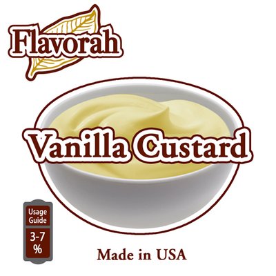 Ароматизатор Flavorah - Vanilla Custard (Ванільний крем), 100 мл FLV29