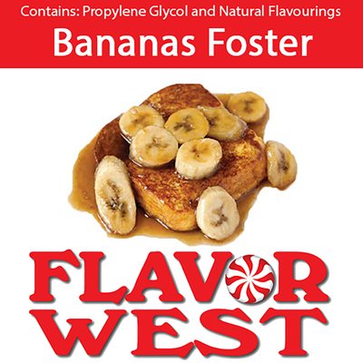 Ароматизатор FlavorWest - Bananas Foster (Банановий фостер), 10 мл FW008
