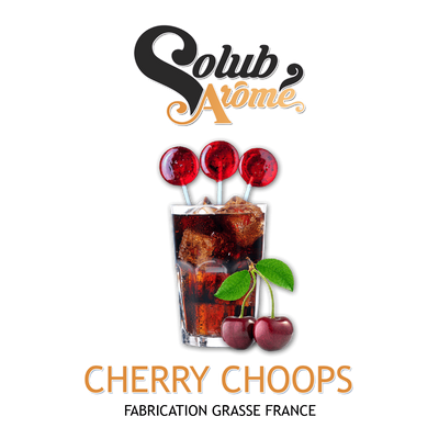 Ароматизатор Solub Arome - Cherry Choops (Вишнева кола в чупа-чупсі), 30 мл SA028