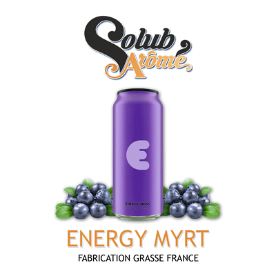 Ароматизатор Solub Arome - Energy Myrt (Чорничний енергетик), 10 мл SA048
