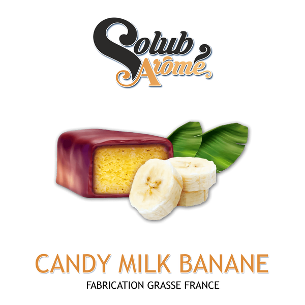 Ароматизатор Solub Arome - Candy Milk Banane (Молочна цукерка з бананом), 30 мл SA018