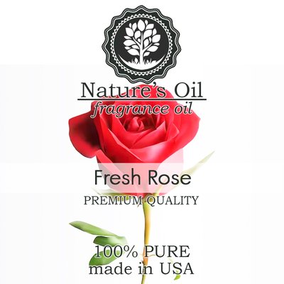 Аромамасло Nature's Oil - Fresh Rose (Роза), 10 мл NO90