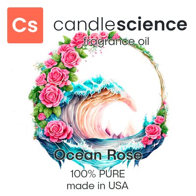 Аромамасло CandleScience - Ocean Rose (Океанская роза), 50 мл CS041